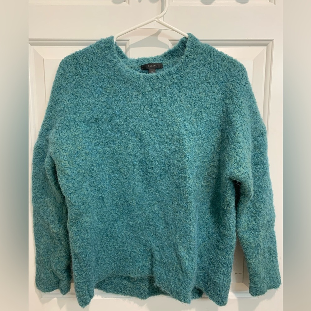J. CREW | Teal Blue/Green Crew Neck Sweater